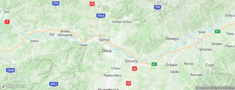 Hărău, Romania Map