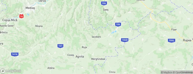 Iacobeni, Romania Map