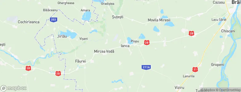 Ianca, Romania Map