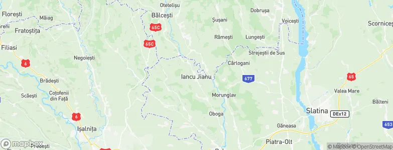 Iancu Jianu, Romania Map