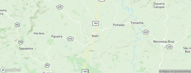 Ibaiti, Brazil Map