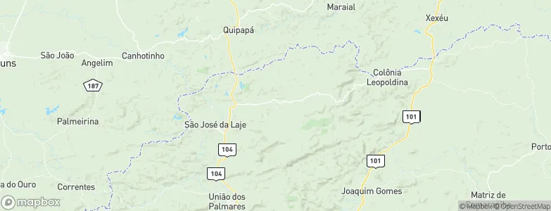 Ibateguara, Brazil Map