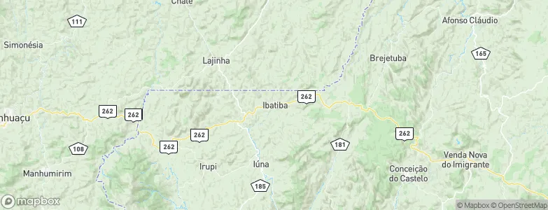Ibatiba, Brazil Map