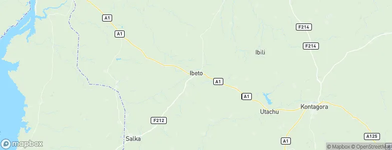 Ibeto, Nigeria Map