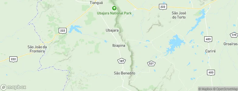 Ibiapina, Brazil Map