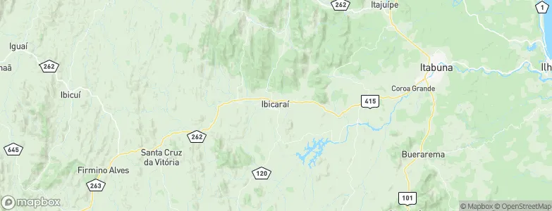 Ibicaraí, Brazil Map