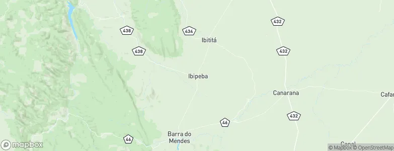 Ibipeba, Brazil Map