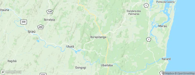 Ibirapitanga, Brazil Map