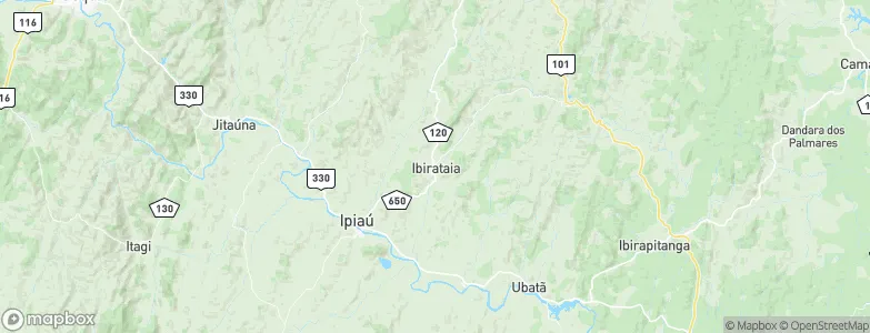 Ibirataia, Brazil Map
