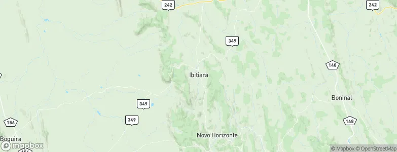 Ibitiara, Brazil Map