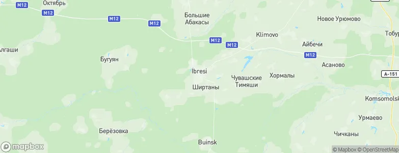 Ibresi, Russia Map