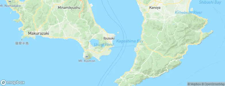 Ibusuki, Japan Map