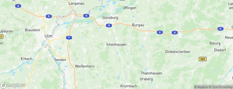 Ichenhausen, Germany Map
