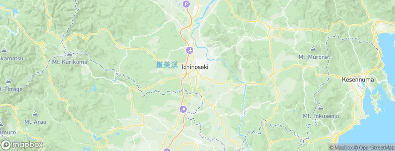 Ichinoseki, Japan Map
