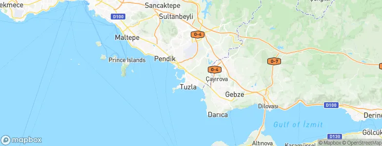 Icmeler, Turkey Map
