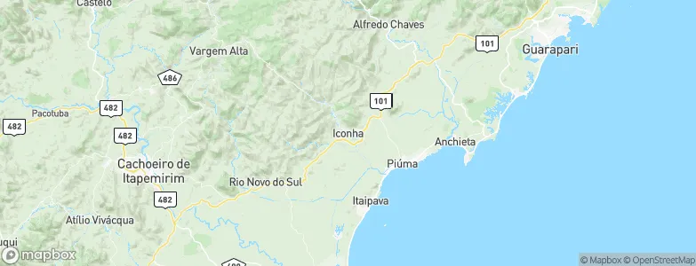 Iconha, Brazil Map