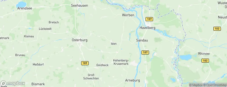 Iden, Germany Map