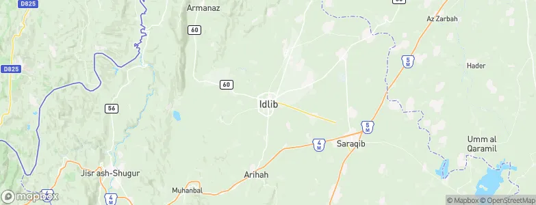 Idlib, Syria Map