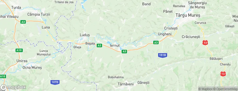 Iernut, Romania Map