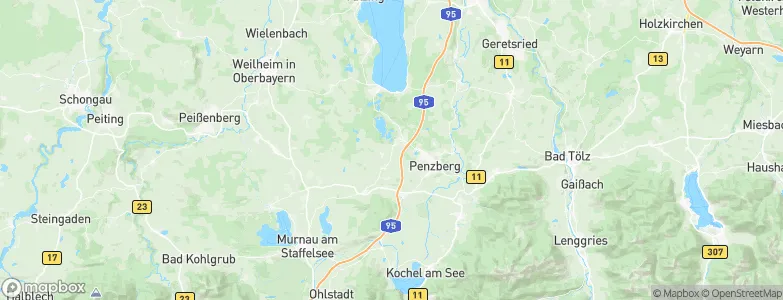 Iffeldorf, Germany Map