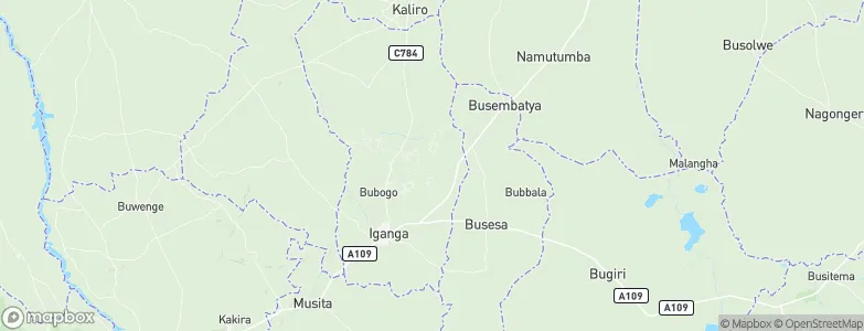 Iganga District, Uganda Map