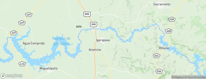 Igarapava, Brazil Map