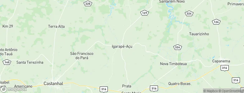 Igarapé Açu, Brazil Map
