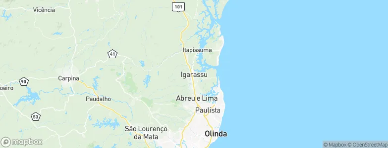 Igarassu, Brazil Map