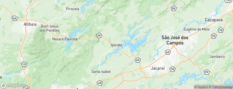 Igaratá, Brazil Map