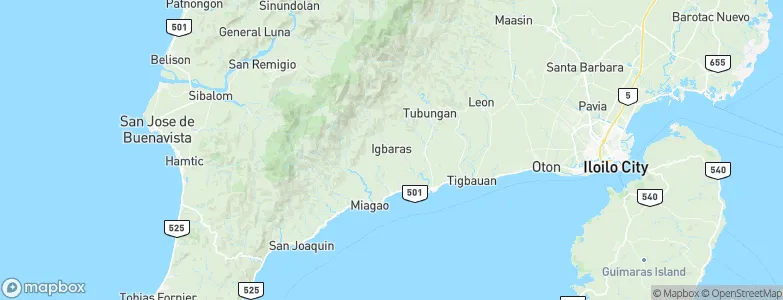 Igbaras, Philippines Map
