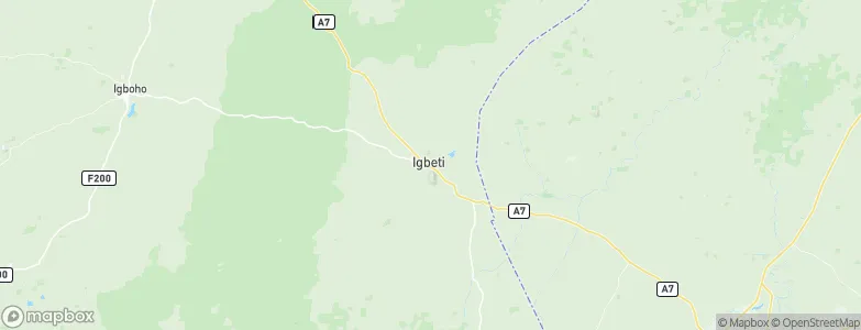 Igbeti, Nigeria Map