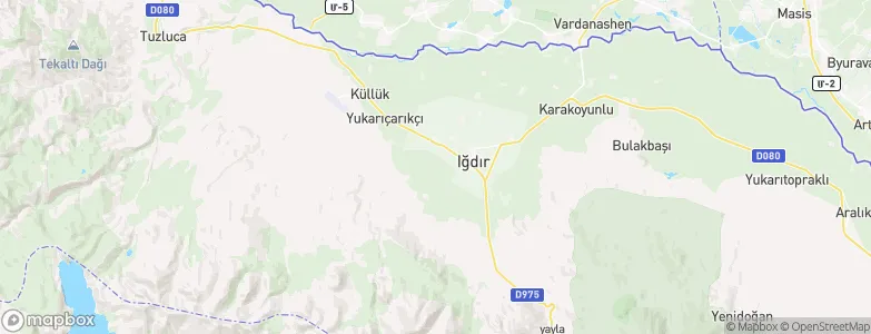 Iğdır Province, Turkey Map
