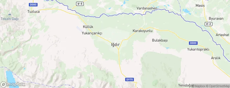 Iğdır, Turkey Map