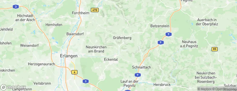 Igensdorf, Germany Map
