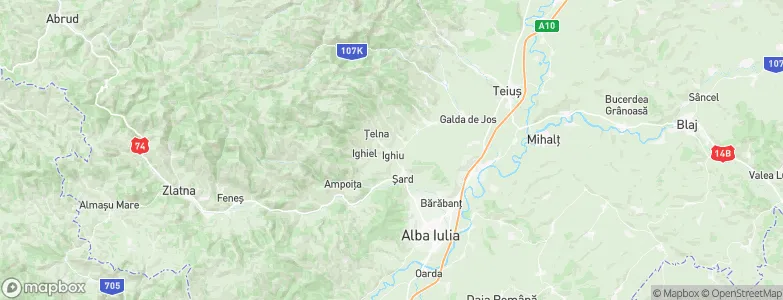 Ighiu, Romania Map