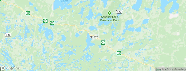 Ignace, Canada Map