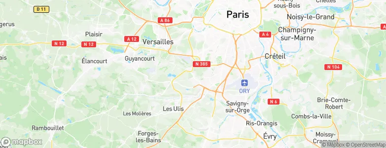 Igny, France Map