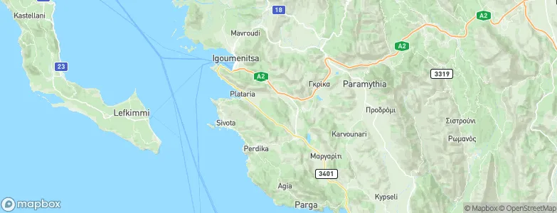 Igoumenitsa, Greece Map