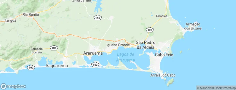 Iguaba Grande, Brazil Map