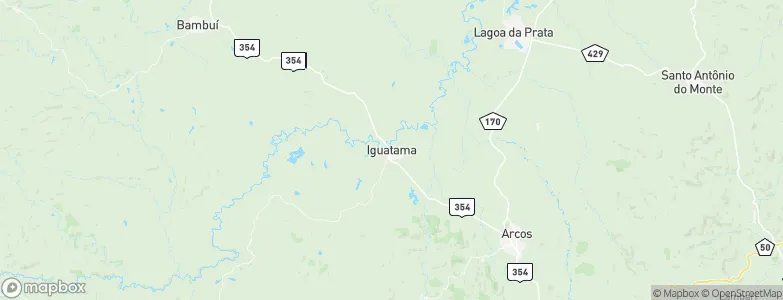 Iguatama, Brazil Map