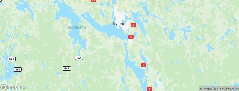 Iisalmi, Finland Map