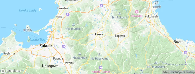 Iizuka, Japan Map