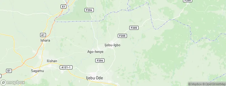 Ijebu-Igbo, Nigeria Map