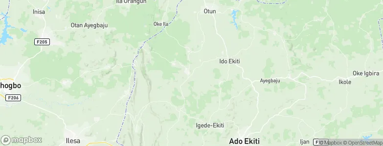 Ijero-Ekiti, Nigeria Map