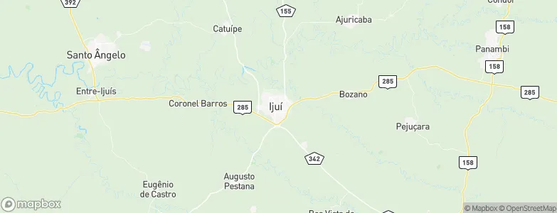 Ijuí, Brazil Map