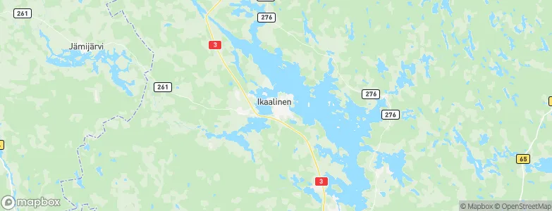 Ikaalinen, Finland Map