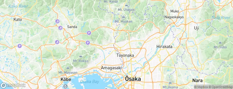 Ikeda, Japan Map