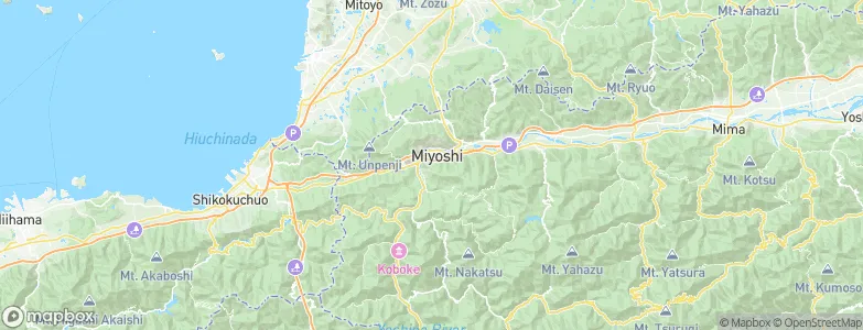 Ikedachō, Japan Map
