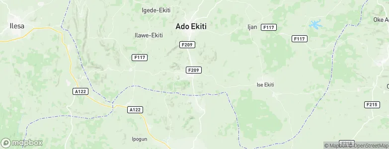 Ikere-Ekiti, Nigeria Map