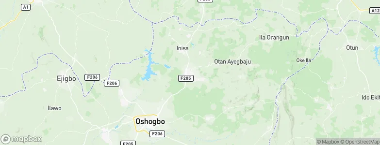 Ikirun, Nigeria Map